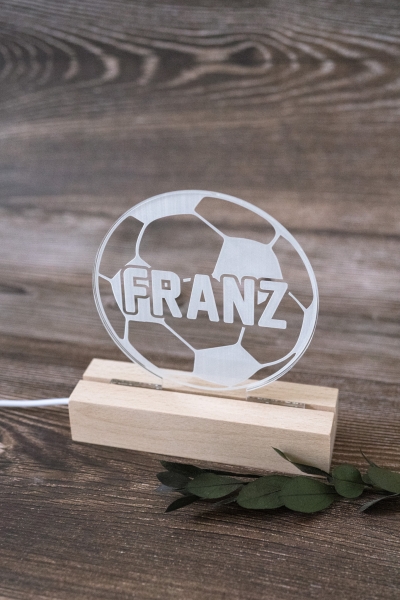 Lampe / Nachtlicht Fußball -personalisiert-